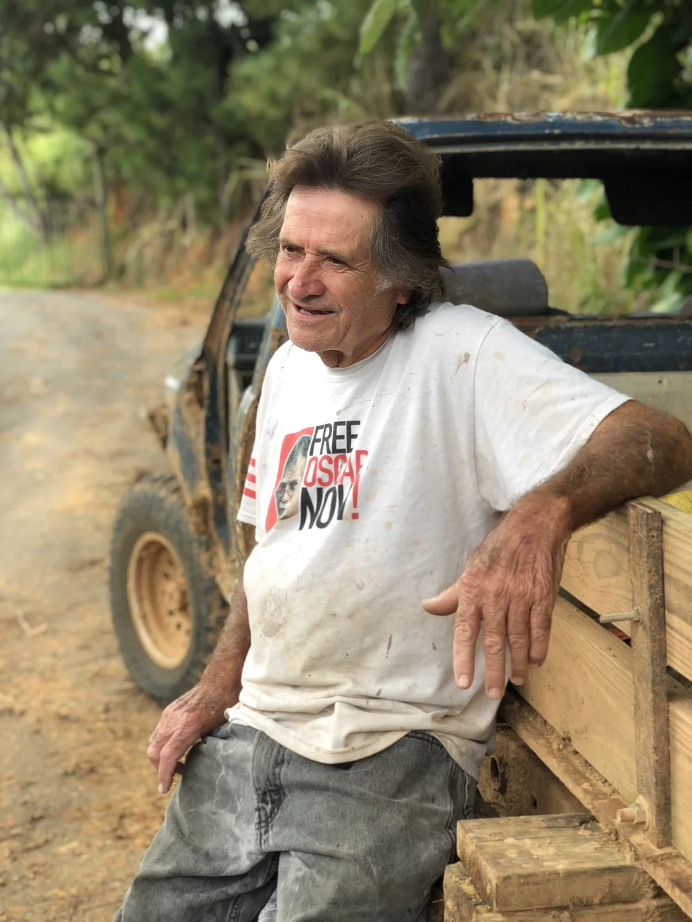 A coffee farmer in Puerto Rico